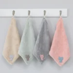 Cute cartoon animal super absorbent kitchen towel hanging on wall