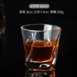 Lead-Free Glass Cup Household Wine Glass Set Large Beer Steins Distilled Beverage Wine Set – styled in a modern Tabletop