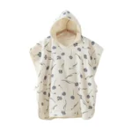 Soft Cotton Baby Hooded Towel Bath Towel for Boys Girls Bathrobe Sleepwear Children's Clothing Cartoon animal print kid