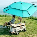 2.0-2.6M New Octagonal Fishing Umbrella Outdoor Sunshade Large Parasol Beach Umbrella Upgraded Innovatively Fishing Umbrella
