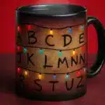 Stranger Xmas Lights 11oz Thermochromic Mug, Temperature Heat Sensitive SThings Christmas Light Cup, for Coffee & Milk