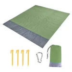 2022 Oversized Beach Towel Mat Sand Free Beach Wind Proof Waterproof Picnic Blankets Beach Mat Oversized Pocket Picnic 4 Anchor - Image 8