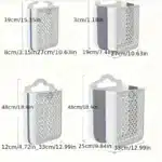 Foldable Laundry Basket Modern Foldable Laundry Basket Plastic Wall-mounted Storage Bin For Clothes Balcony Storage