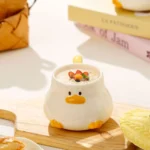 Cartoon Duck Mug Underglaze Color Mug Original Coffee Cups Ceramic Cup Drinkware Cute Mugs Cup for Tea Personalized Gift