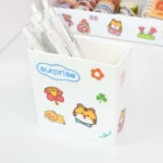 Desktop Book Storage Box Stationery Organizer Desk Storage Rack Bookshelf Pen Holder Organiser Cute Book Stand Bookcase File