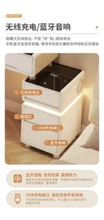 Luxury modern dressing table with mirror and stool in bedroom setting featuring compact vanity with drawers