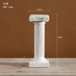 Roman Column Statue Resin Sculptures Nordic Sculpture Vintage Figurines Home Decor Resin Mini Craft Office Decor Room