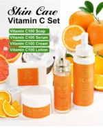 AILKE Vitamin C Whitening Set for Women, Reduce Dark Spots, Hyperpigmentation, Skin Moisturizer, With Collagen, Vitamin E