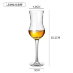 Whisky Tasting Cup 70ml~250ml Lead-free Glass Whiskey Glass Red Wine Glass Shot Glass Sommelier Special Cup Goblet Smelling