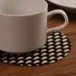 Waterproof Round Anti-slip Heat Resistant Woven Coasters Placemat Hot Drink Coffee Tea Wine Mug Cup Pad Mats – top view