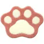 Cartoon Foot Shape Bath Mat Bathroom Door Absorbent Foot Mat Anti-slip Microfiber Bathroom Rug Machine Washable Bath Carpet
