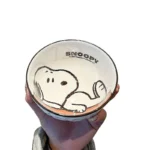 Snoopy 4 Pieces Ceramic Bowl Set 2025 New Style Under Glaze Color Cute Cartoon Pattern Home Noodle Rice Tableware For Kids