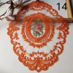 Vintage Lace Placemat Embroidered Table Cloth Dining Room Decorative Table Mats Party Wedding Antique Coffee Coasters