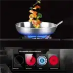316 Stainless Steel Deep Fryer Non Stick Frying Pan Cooking Steak Kitchen Cookware Gas Stove Induction Cooker Universal Milk