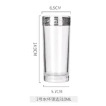 Luxury Wine Crystal Glasses Transparent Champagne Brandy Whisky Glass Cup Home Unleaded Bar Wedding Party Drinkware Barware