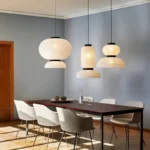Wabi Sabi Pendant Lamps Rice Paper Chandelier Japan Style Hanging Light for Ceiling Living Room LED Light Room Decor Lustre