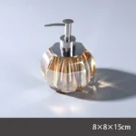 Toothbrush holder cup with bamboo bristle brush inside.