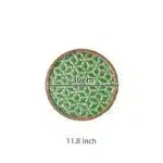 Hand Woven Round Placemat INS Table Decors Rattan weaving TableMats for Dining Room – close-up detail