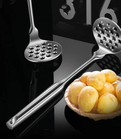 1PC Potato Press Household Baby Supplementary Food Press Spoon Press Mashed Potatoes Kitchen Cooking Tools Home Kitchen