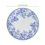 Vintage blue and white porcelain dinner plate set, bone china western tableware, home hotel restaurant Dim sum fruit steak