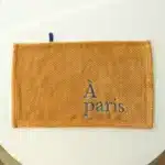 INS Texture Square Towel Quick Dry Letter Embroidery Hand Towel Soft Water Absorption Hand Towel for Kitchen Bathroom