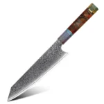 AMBER Kitchen Knife Set VG10 Damascus Steel Chef Knife Kitchen Accessories Professional Chef knives Cooking Tools Wood