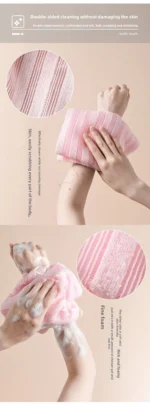 Washcloth for Shower Personal Care Bath Towel Northeast Mens Womens Exfoliating Silver Ion Multi Function Foaming Extra