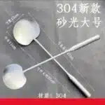 304 Stainless Steel Cooking Spoon, Food Grade Soup Spoons, Chef Household Tableware, Long Handle Kitchen Utensils, Stir-Fry
