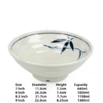 Melamine Noodle Bowl Household Plastic Tableware Restaurant Commercial Ramen Salad Bowl Thickened Not Easily Broken Soup