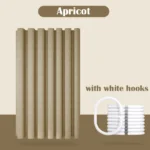 Thick Imitation Linen Shower Curtain Polyester Waterproof Shower Curtain Bath Curtains For Bathroom Bathtub Large Bathing