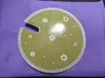 German tableware Easter series hen soup flat salad plate – angled view