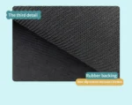 Vintage Reclaimed Wood Diatomite Bath Mat Super Absorbent Quick-Dry Non-slip for Bathroom Floor