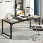 Tribesigns Modern Computer Desk Large Office Desk Computer Table Study Writing Desk Workstation for Home Office – top view