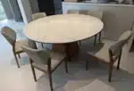 Slate Extendable Round Dining Table