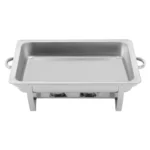 Chafing Dish Buffet Set 3 Grid Stainless Steel Rectangular Catering Chafer Warmer Set Buffet Dishes Warming Set 63.5*35.5*32cm - Image 10