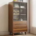 kitchen cabinet Furniture Sideboards Home Dining Room Dresser Mid-century Buffet Cabinet Kitchen Alacena Sideboard Cabinet - Image 4