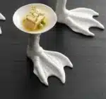 Wujinsha Four-petal Seasoning Dip Dish Creative Hotel Restaurant Club Front Dish Artistic Conception Dish Ceramic Tableware