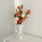 Nordic David Vase Hydroponic Vase Ornaments Flower Pot Makeup Brush Storage Bucket Photo Props Pen Holder Vintage Home Decor