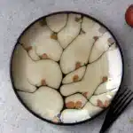 Plum blossom decorative dessert plate Decorative plate Western food plate plates Japanese kiln transformation Ceramic