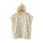 Soft Cotton Baby Hooded Towel Bath Towel for Boys Girls Bathrobe Sleepwear Children's Clothing Cartoon animal print kid