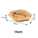 Wood Pot Holder Wooden Trivets Bowl Trivet Hot Stone pot Mat Korean Dolsot Plate Base Placemat Bibimbap Coaster Pan Dish