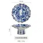Imperial tall bowl Japanese retro ceramic bowl Restaurant Pastry sushi tableware – base detail