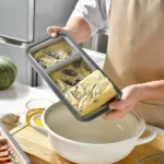 2/3/4 Grid Silicone Lunchbox Wheat Straw Compartmentalized Picnic Storage Boxs Durable Dinnerware Lunch Box – base detail