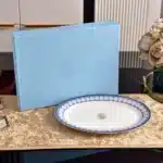 Swan Theme Serving Plate Dessert Soup Plate Fish Plate Large Round Tray Luxury Tableware for Home Use Ceramic China Bone