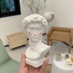 Nordic David Vase Hydroponic Vase Ornaments Flower Pot Makeup Brush Storage Bucket Photo Props Pen Holder Vintage Home Decor