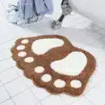 1 Piece of Anti Slip Super Absorbent Ultra-fine Fiber Bath Mat Soft and Comfortable Bathroom Carpet Floor Decoration