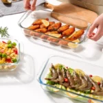Bakeware Glass Platter for Oven Baking Tray Baking Tools and Accessories Kitchen Utensil Cooking Utensils Gadgets Dishes Pans - Image 5