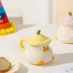 Cartoon Duck Mug Underglaze Color Mug Original Coffee Cups Ceramic Cup Drinkware Cute Mugs Cup for Tea Personalized Gift