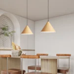 Nordic Wood Pendant Lights Modern Hanging Lamp Shade Kitchen Living Room Indoor Lighting Fixtures E27 Loft Vintage