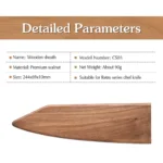 HEZHEN Magnetic knife Sheath Wooden Sheath High Quality Walnut Wood Knife Cover for HEZHEN Chef knife